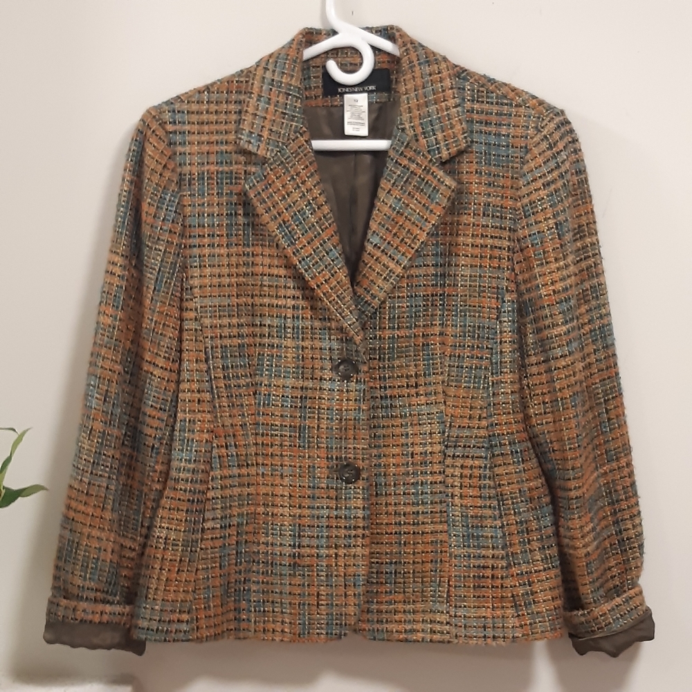 Jones NY Multi Colored Blazer